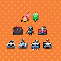 A set of 32x32 pixel art emotes created for the Devs &amp; Dorks server on Discord.