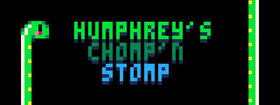 Title: Humphrey&#39;s Chomp n&#39; Stomp Developer: dinoware Year: 2021 Role: Pixel Artist